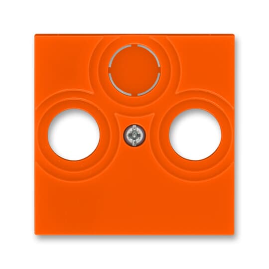 5011H-A00300 66  Kryt zásuvky anténní, s vylamovacím otvorem, oranžová